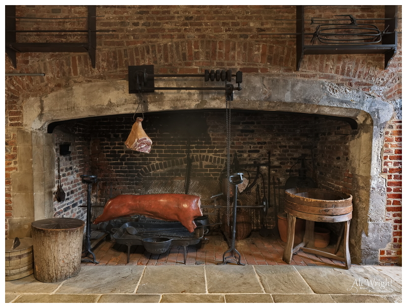 Fireplace in Kitchen
