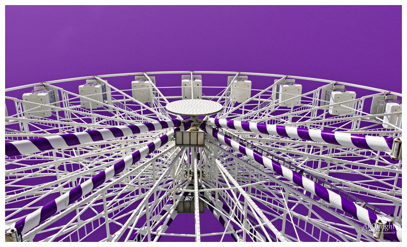 Ferris Wheel in Purple